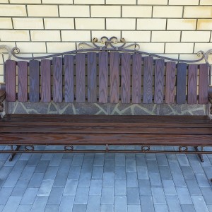 Кованая скамейка по индивидуальным размерам. , фото 3