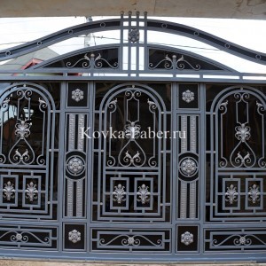 Кованые ворота в восточном стиле. , фото 3