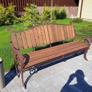 Кованая скамейка по индивидуальным размерам. , фото 2
