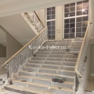Кованые классические  ограждения лестницы "Овалы", фото 6