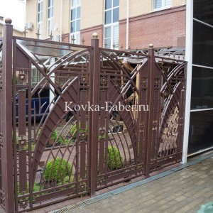Кованые ворота в готическом стиле, фото 2
